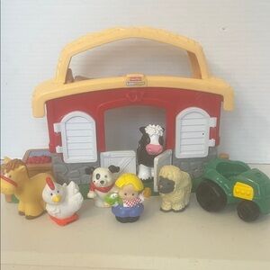 Vintage 2003 Fisher-Price Little People Mini Farm Set